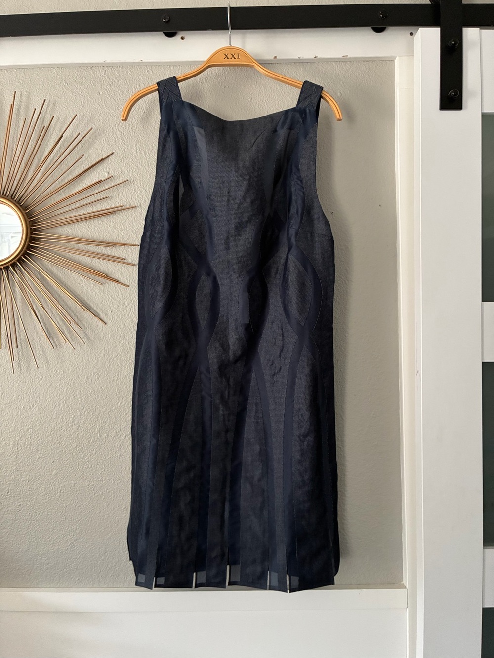 Navy Sleeveless Mini Dress